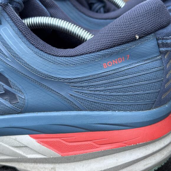 Hoka One One‎ Bondi 7 Shoes Mens Size 12.5 Running Athletic Max Cushion Comfort main image 3